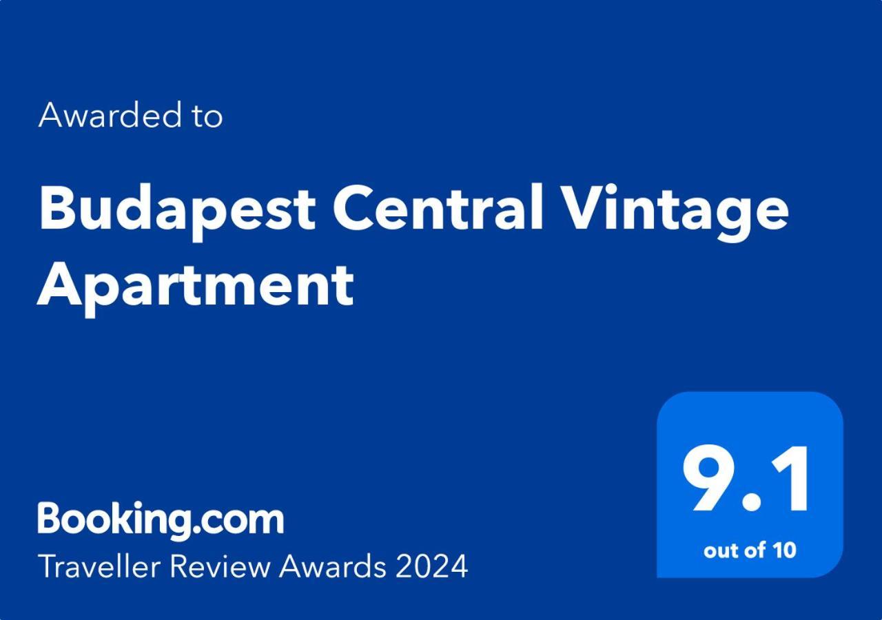 Budapest Central Vintage Apartment Exterior foto